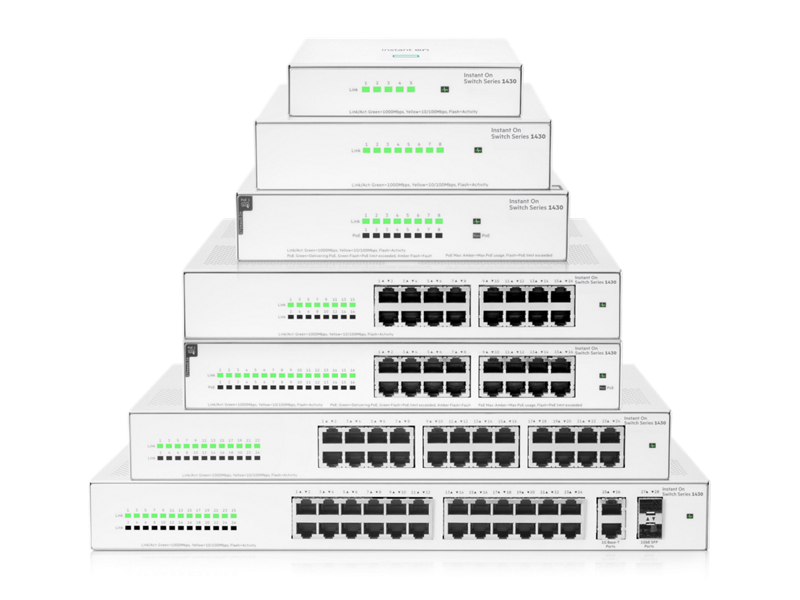 HPE Networking Instant On Switch 16p Gigabit CL4 PoE 124W 1430