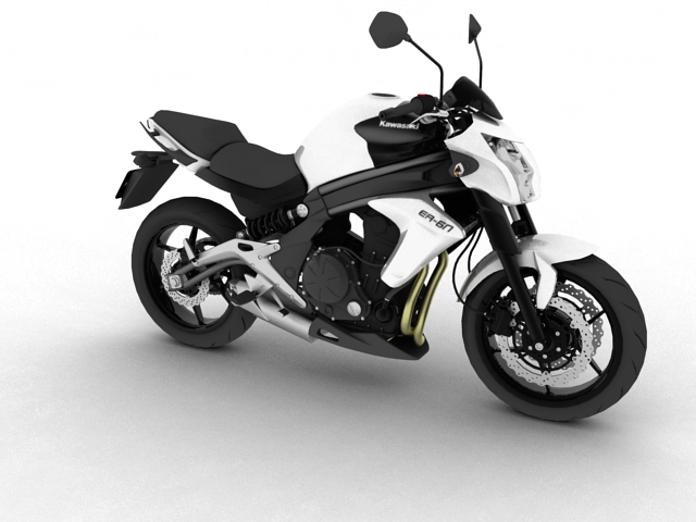 Kawasaki ER-6n 2012 3D Model - FlatPyramid