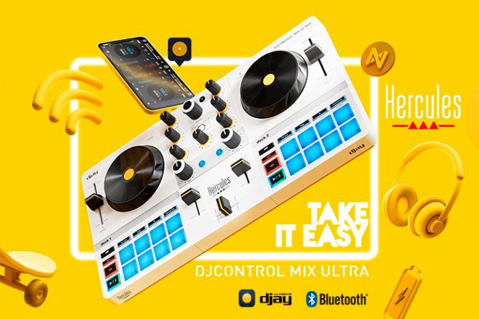 スマホDJの新時代到来！ Herculesの新作コントローラーが音楽の楽しみ