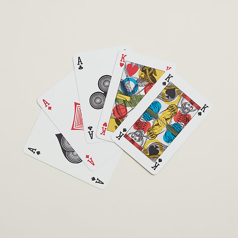 ブリッジカード 《リトグラフィー・エケストル》 2セット | Hermès