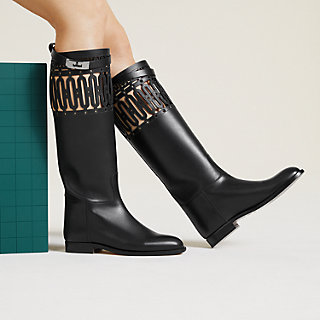 ブーツ《ジャンピング》 - ブラック | Hermès - エルメス-公式サイト