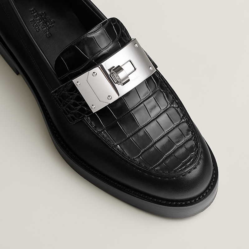 モカシン 《ホット》 - ブラック | Hermès - エルメス-公式サイト