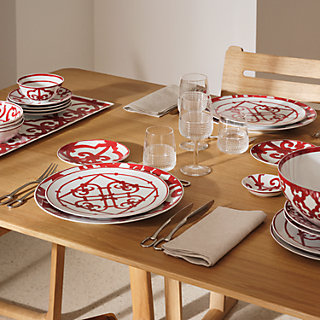 Balcon du Guadalquivir dessert plate | Hermès USA