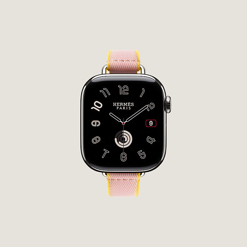 Band Apple Watch Hermès Single Tour 42 mm Twill Jump Attelage