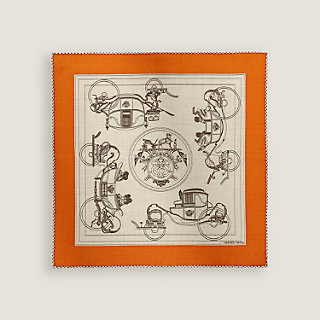 Ex-Libris scarf 45 - Brown | Hermès USA