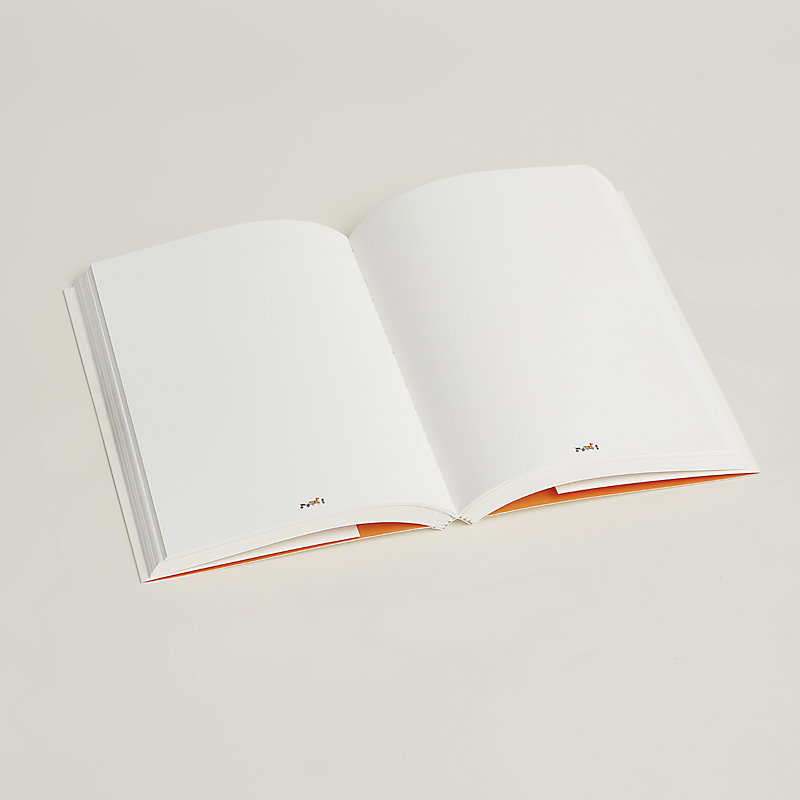 Faubourg blank notebook - Grey | Hermès Canada
