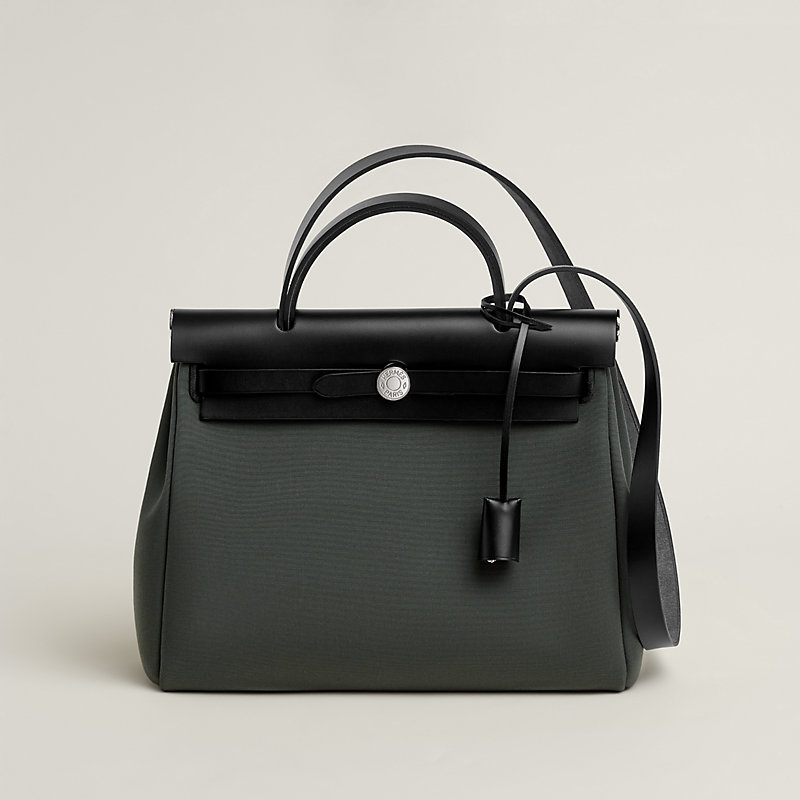 Herbag Zip 31 bag - Green | Hermès USA