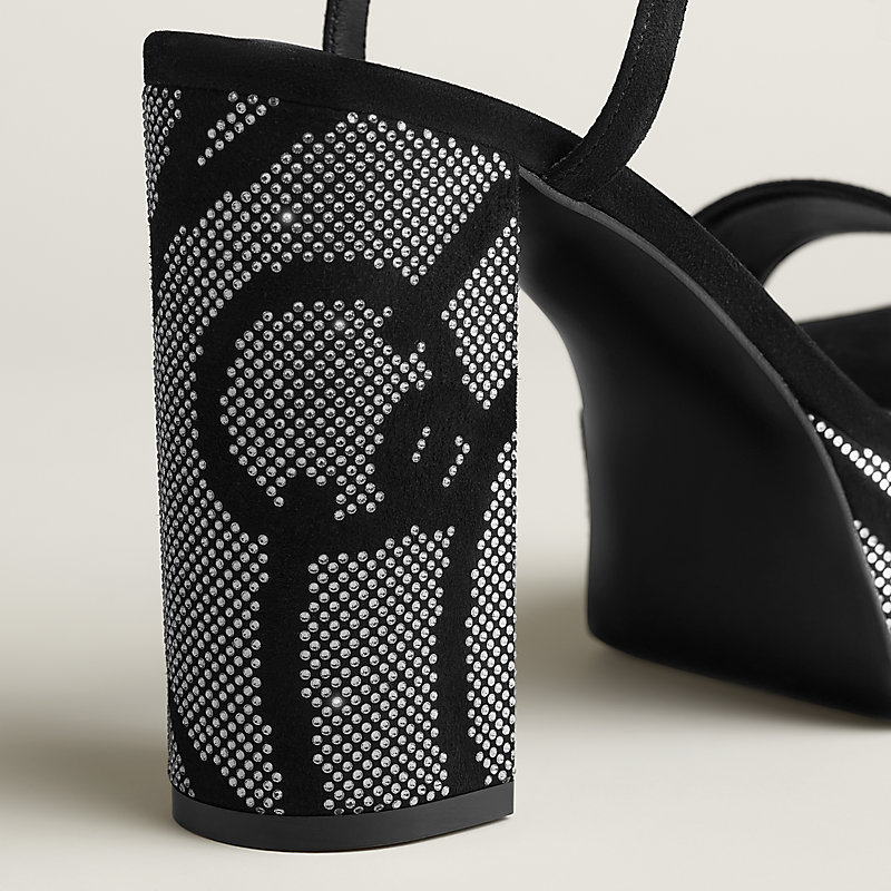 Lightning 70 sandal - Black | Hermès USA