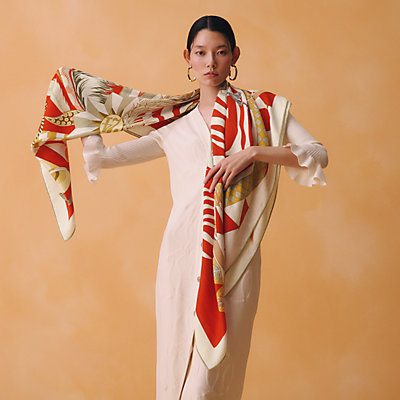 レッド - レディス, スカーフ、ショール＆マフラー, カシミアストール