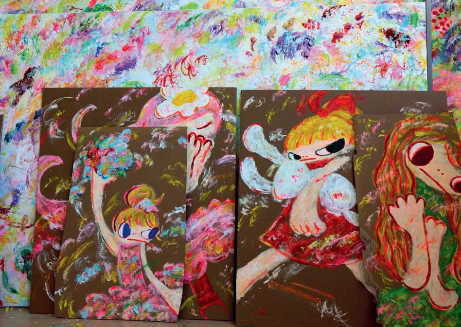 Ayako Rokkaku Fumble in colors, tiny discoveries by Gallery