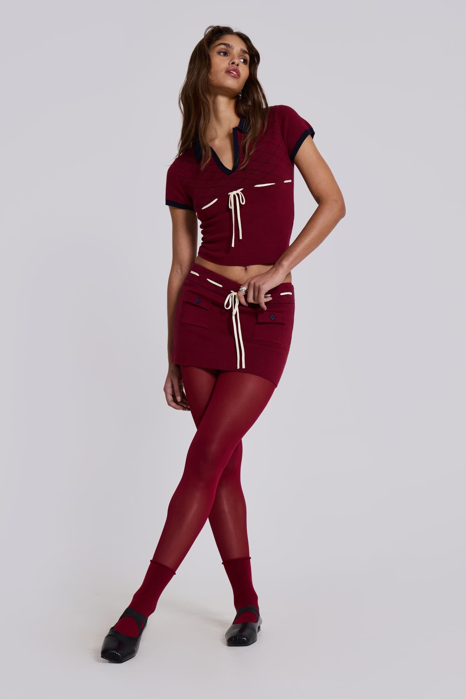 Shop Scarlett Knit Top | Jaded London | Clothing