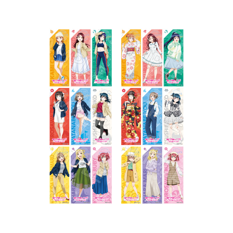 Aqours 渡辺曜 Flower party 缶バッジ 20個セット Aqours 5周年記念