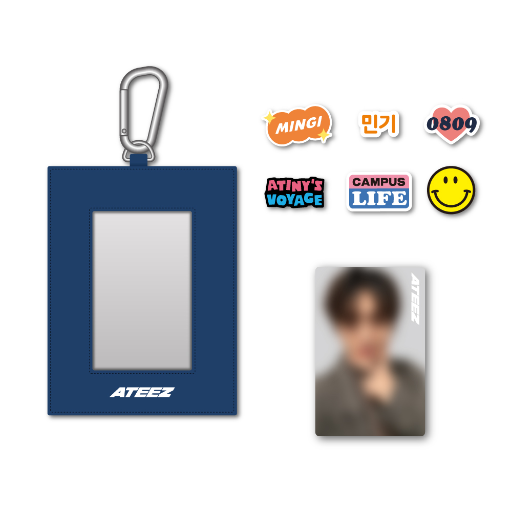 カスタムトレカホルダー（ワッペンステッカー＆クリアカード付き