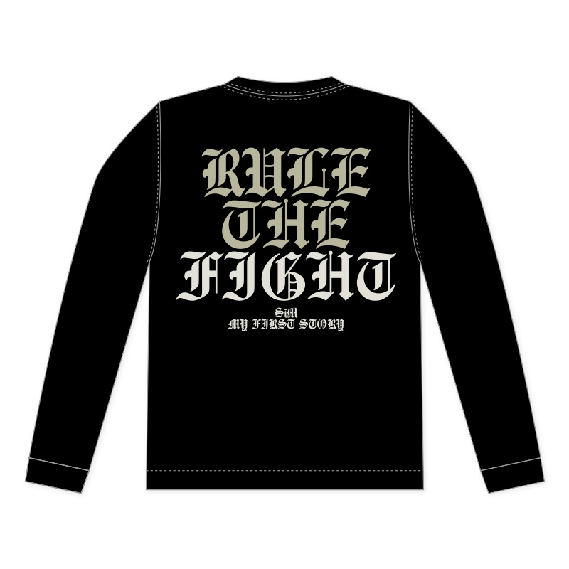 RULE THE FIGHT Long Sleeve Tee designed by RULE THE FATE - 「THE