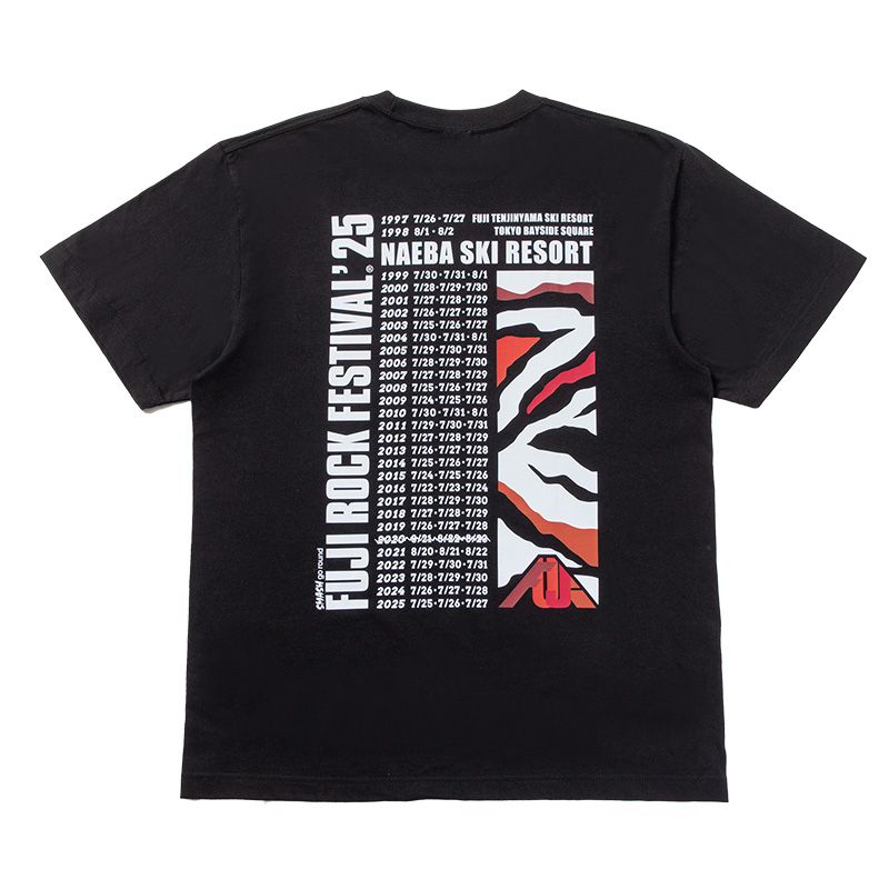 FUJI ROCK '25 ヒストリーTシャツ - FUJI ROCK FESTIVAL OFFICIAL