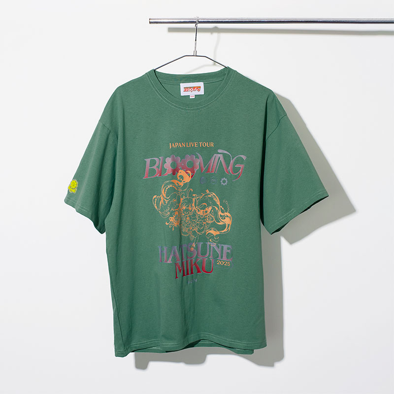 TOUR T-shirt (Green) - 初音ミク JAPAN LIVE TOUR 2025 OFFICIAL