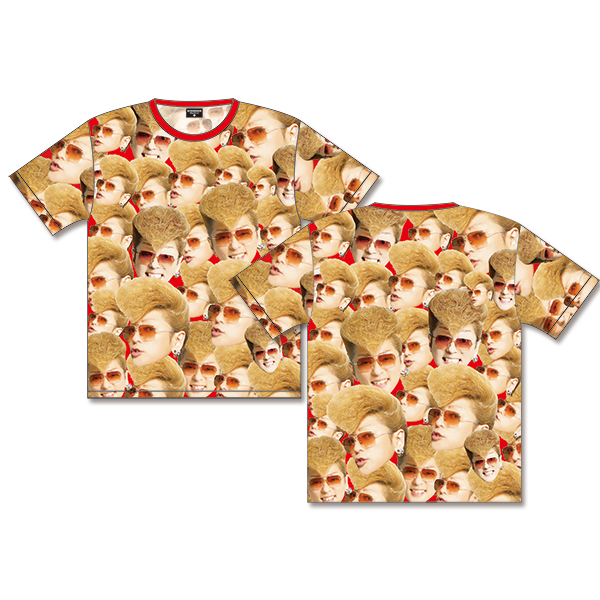 綾小路 翔 復帰記念 顔だらけTシャツ「Hey!! Hey!! Oh!! Tiny翔!! Hey