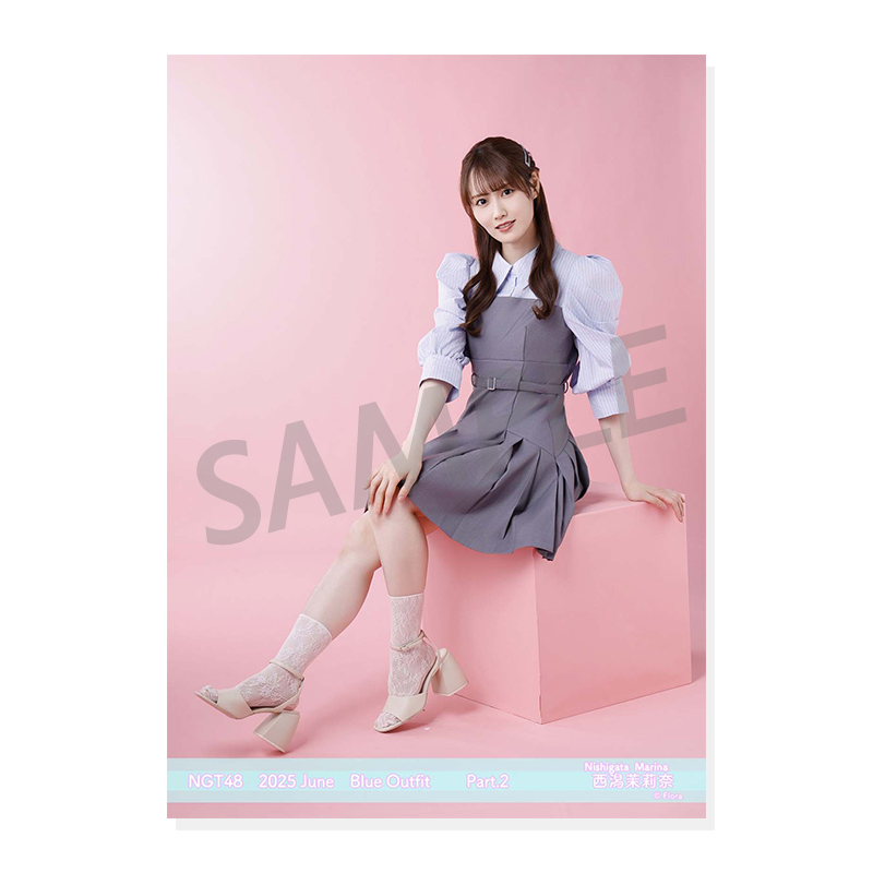 2025年6月度 個別生写真5枚セット Vol.2/Part2 西潟茉莉奈【L判サイズ
