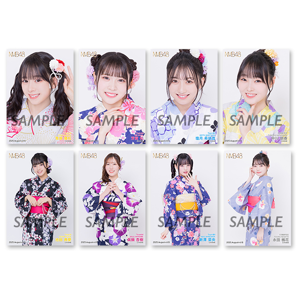 ランダム生写真5枚セット 2025.August Vol.1 - NMB48 OFFICIAL GOODS STORE