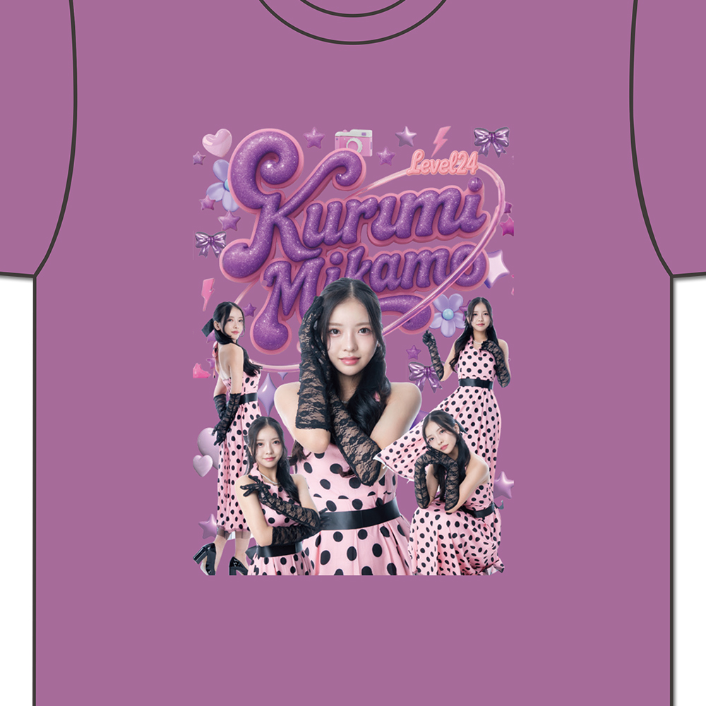 三鴨くるみ 直筆 生写真 クリスマスパーティー 2025年10月度 生誕記念T