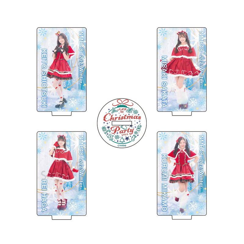 三鴨くるみ 直筆 生写真 クリスマスパーティー NMB48 クリスマス