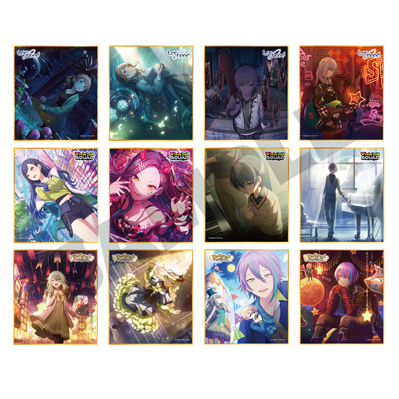 ミニ色紙コレクション SP カラフルフェスティバル 第2弾（全12種