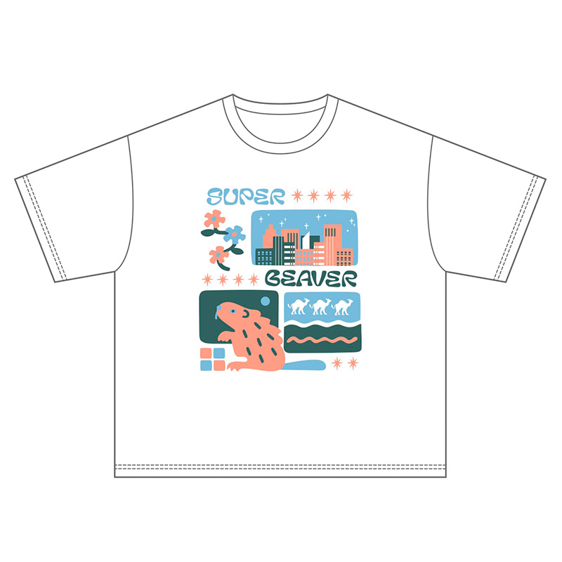 Twinkle ボックスシルエットTシャツ - SUPER BEAVER TOUR OFFICIAL GOODS