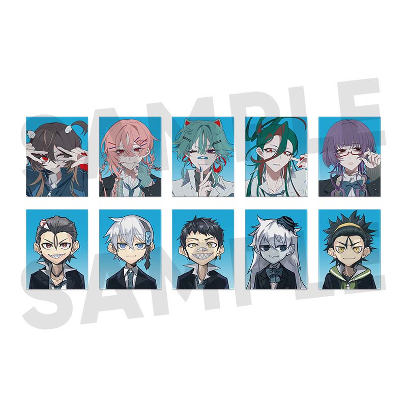 証明写真風ステッカーランダム5枚セット（33種＋シークレット2種