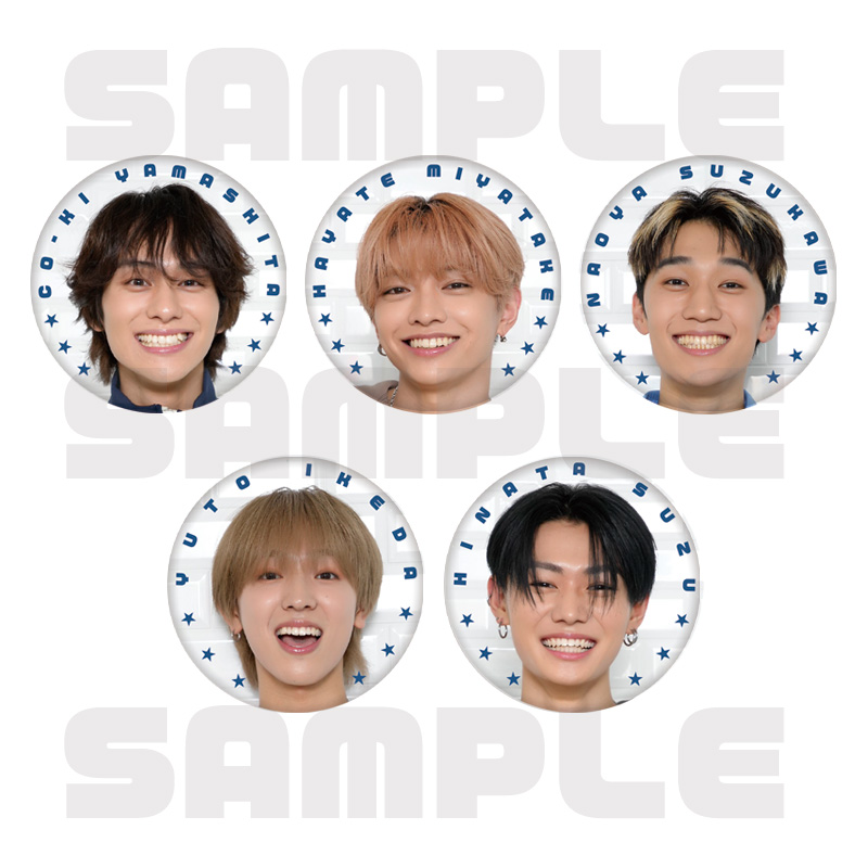 めっちゃ笑顔なランダム缶バッジ - WILD BLUE OFFICIAL STORE