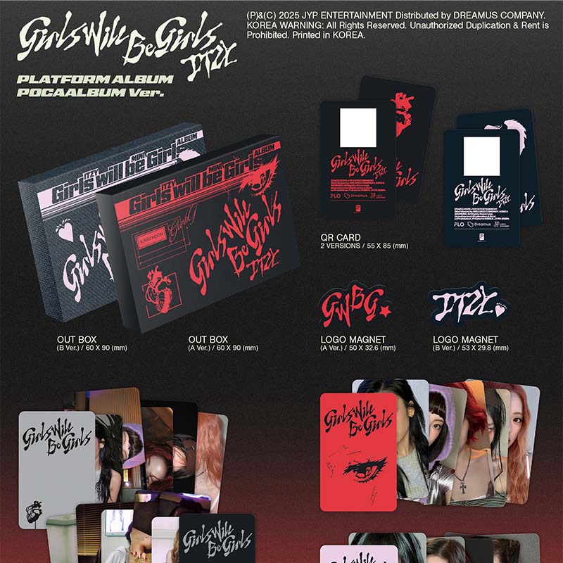 9/13(土) RYUJIN】ITZY 'Girls Will Be Girls' 2枚セット - Whoop