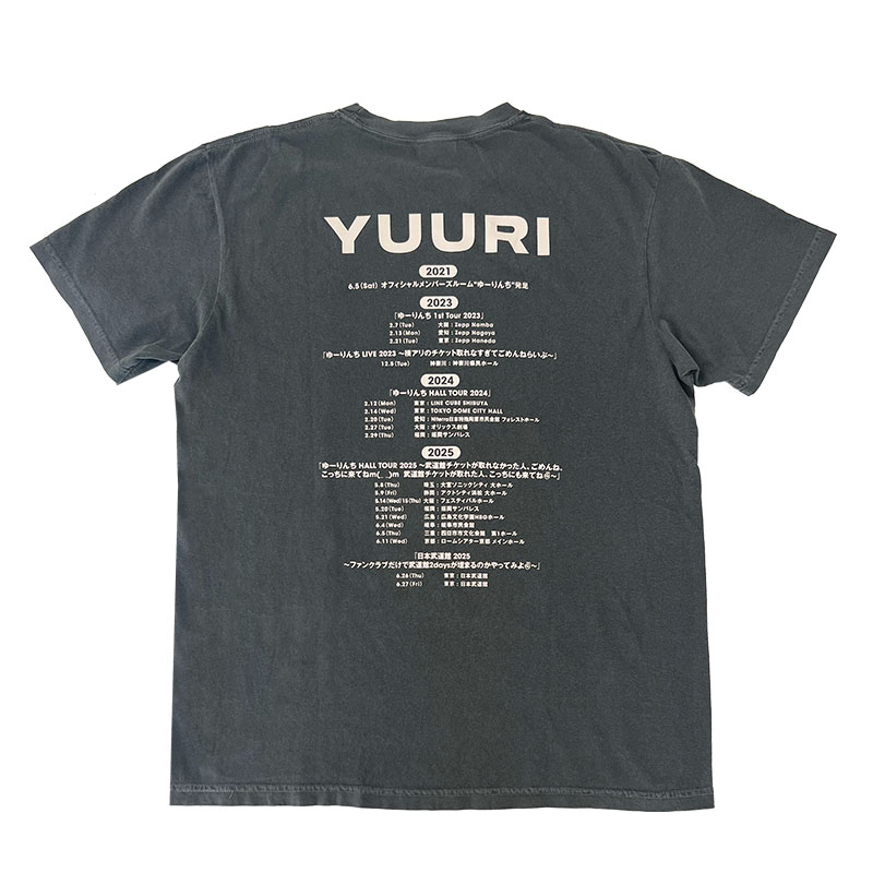会場限定】YUURI 日本武道館2025 Pigment T-shirt - 優里 Official