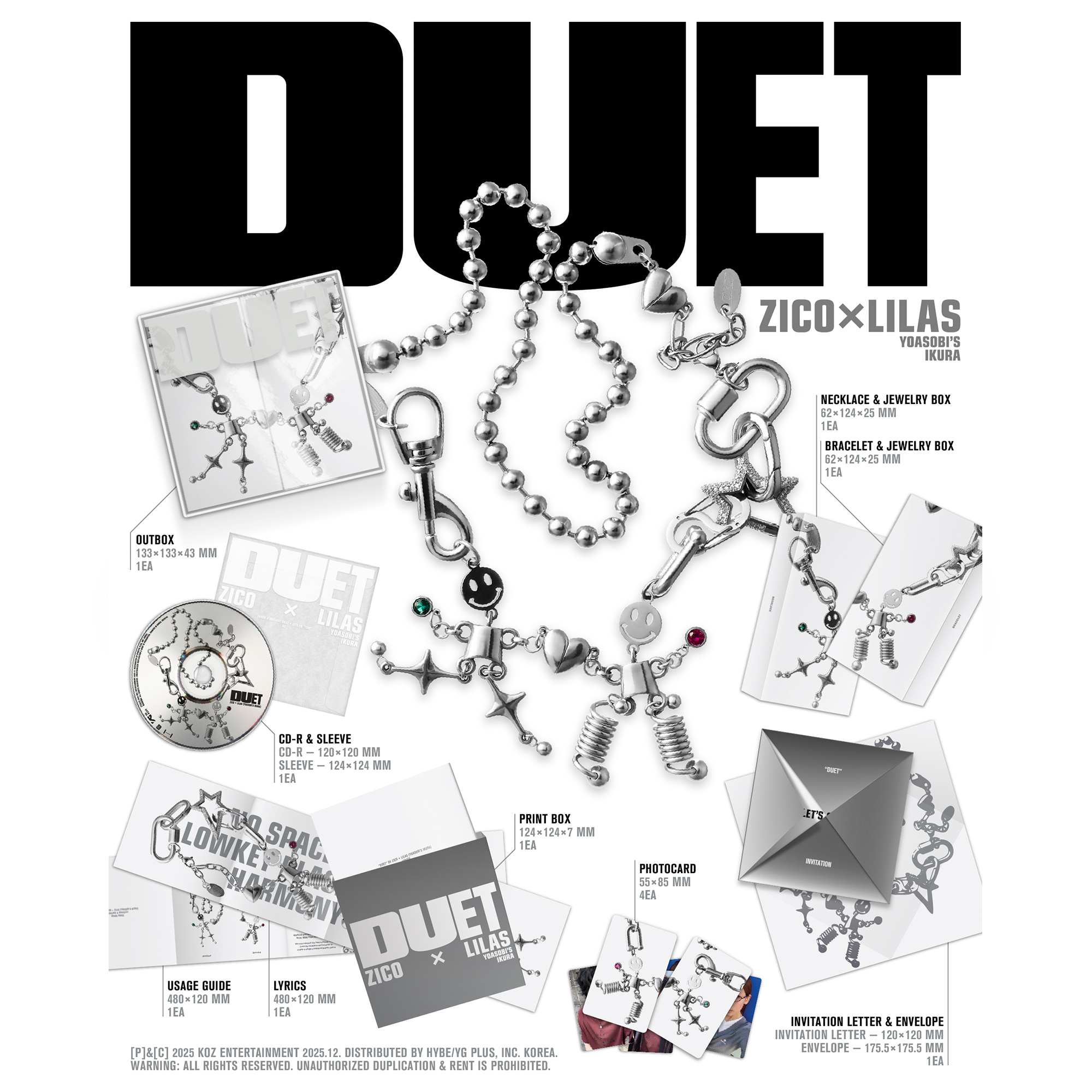 DUET』CD (Merch Ver.) - ZICO OFFICIAL GOODS STORE