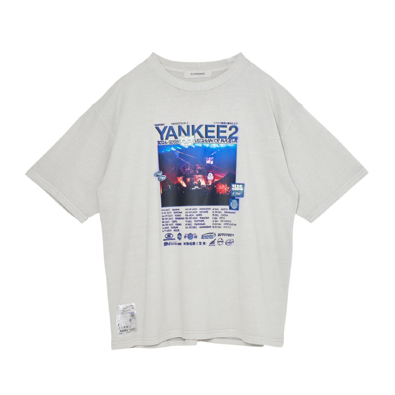 YAKIYAKI YANKEE TOUR2 Tee (Gray) - ZUTOMAYO MART