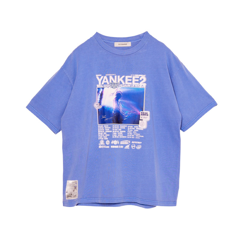 YAKIYAKI YANKEE TOUR2 Tee (Steel Blue) - ZUTOMAYO MART