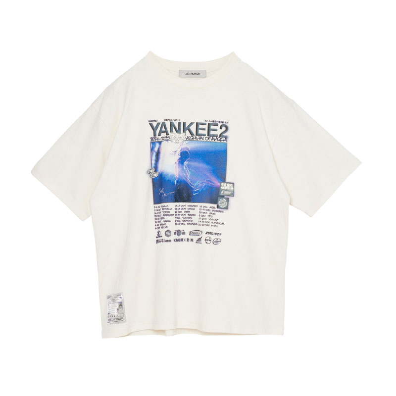 YAKIYAKI YANKEE TOUR2 Tee (White) - ZUTOMAYO MART