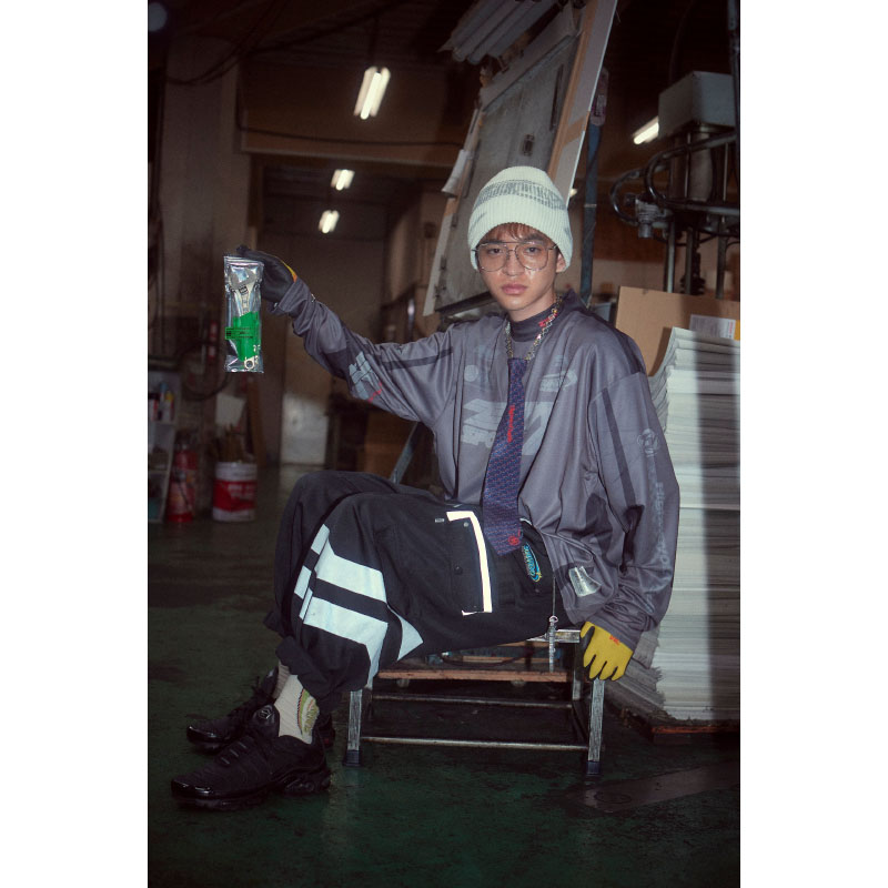 ZTMY SPORTS High Neck Long Tee (Gray) - ZUTOMAYO MART