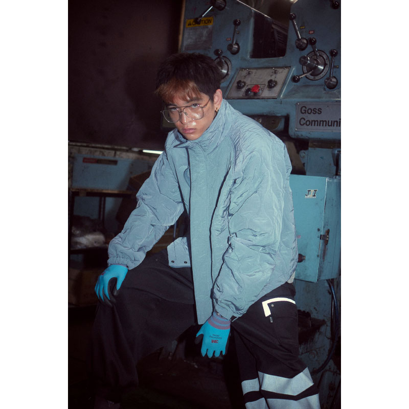 SNNK Quilted Jacket (Blue Gray) - ZUTOMAYO MART