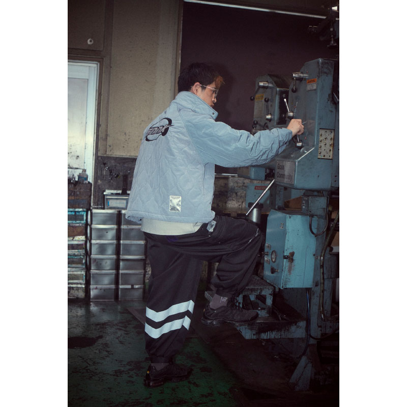 SNNK Quilted Jacket (Blue Gray) - ZUTOMAYO MART