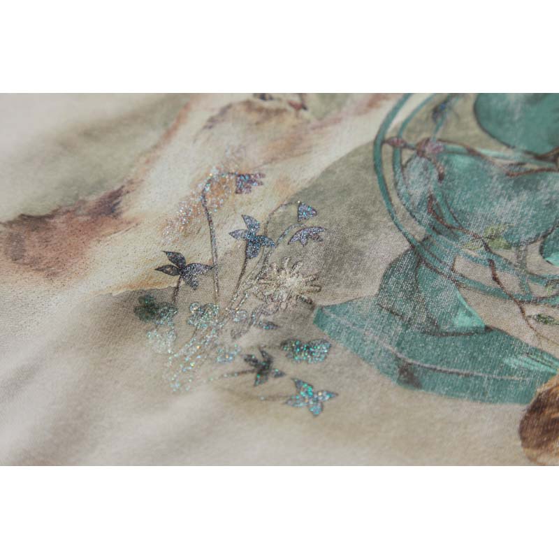 GINGER STRINGS Vintage Trainer (Cream) - ZUTOMAYO MART