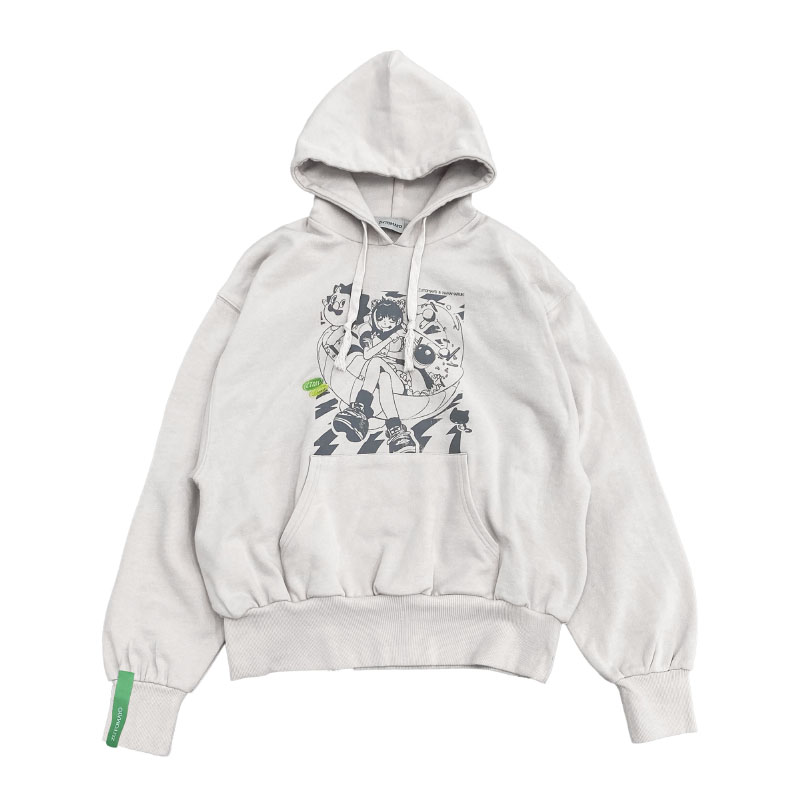 ZUTOMARUKI Hoodie (White) - ZUTOMAYO MART