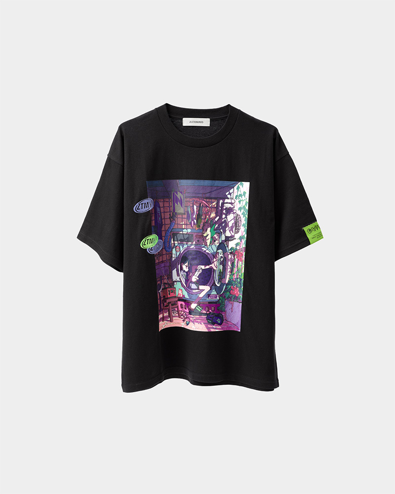 Re：HP TOP TEE（Black) - ZUTOMAYO MART