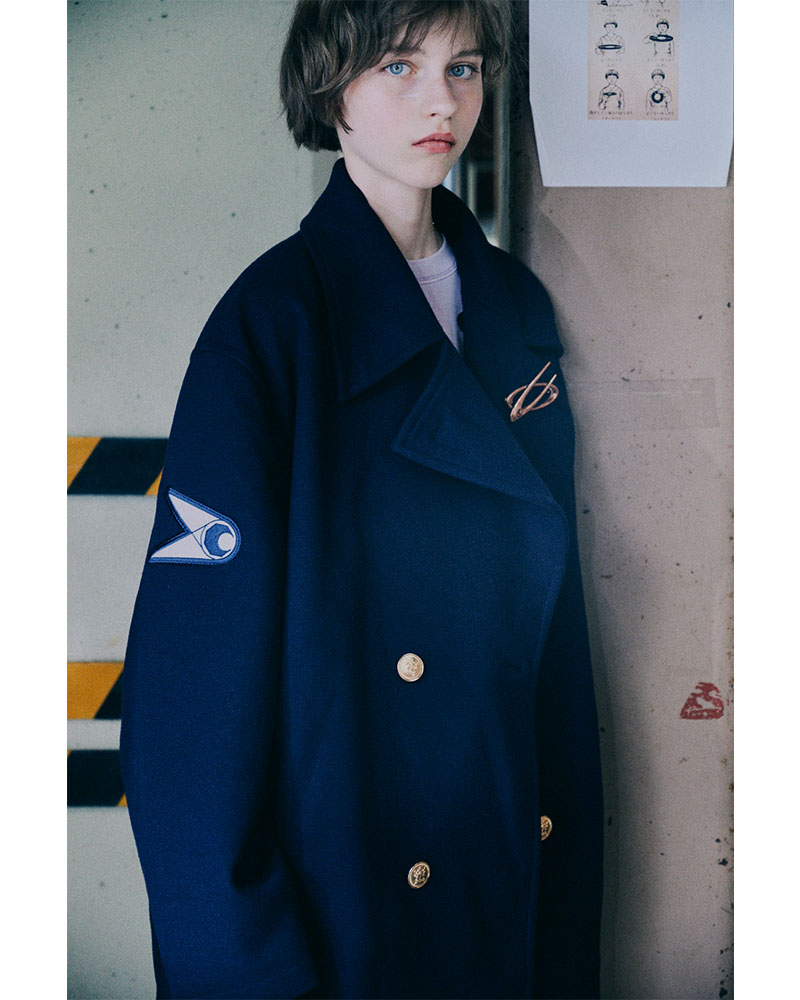 Blues in the P-Coat (Navy) - ZUTOMAYO MART