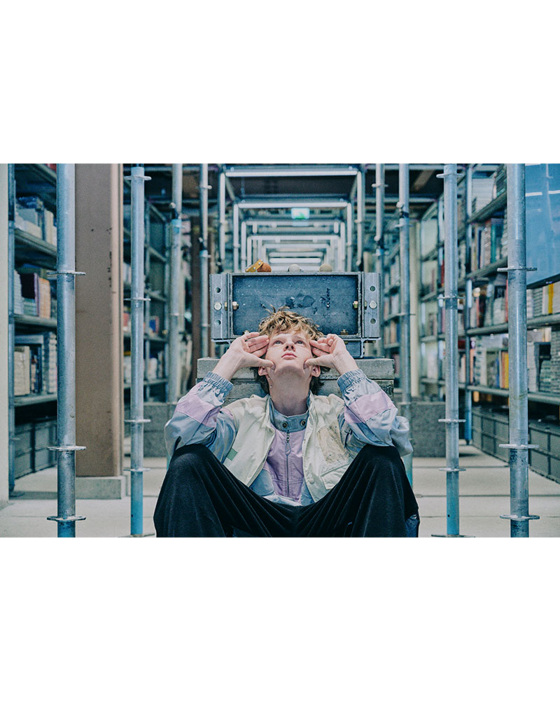 Cosmic Nylon Jacket (Moss Green) - ZUTOMAYO MART