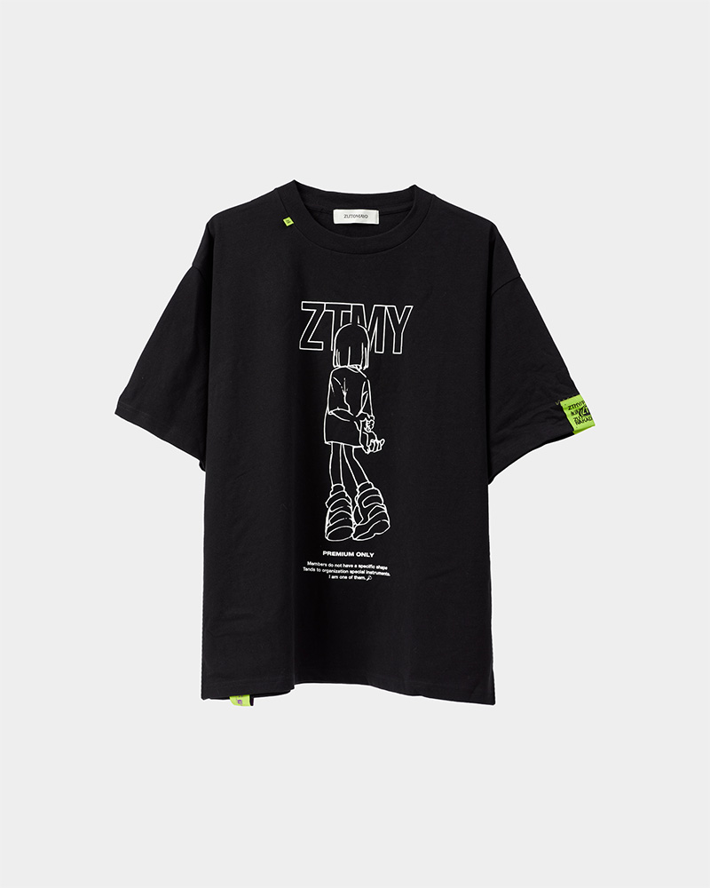 Re:Re:ZTMY NIRA Tee (Black) - ZUTOMAYO MART