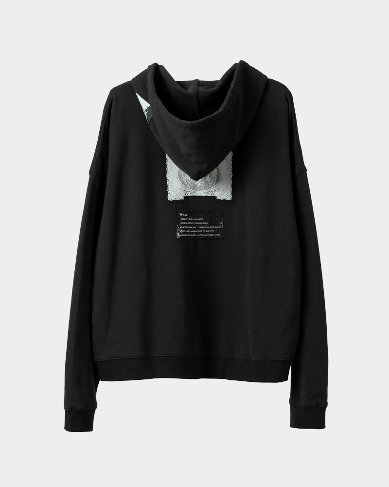 Scissors Full-zip Hoodie (Vintage Black) - ZUTOMAYO MART