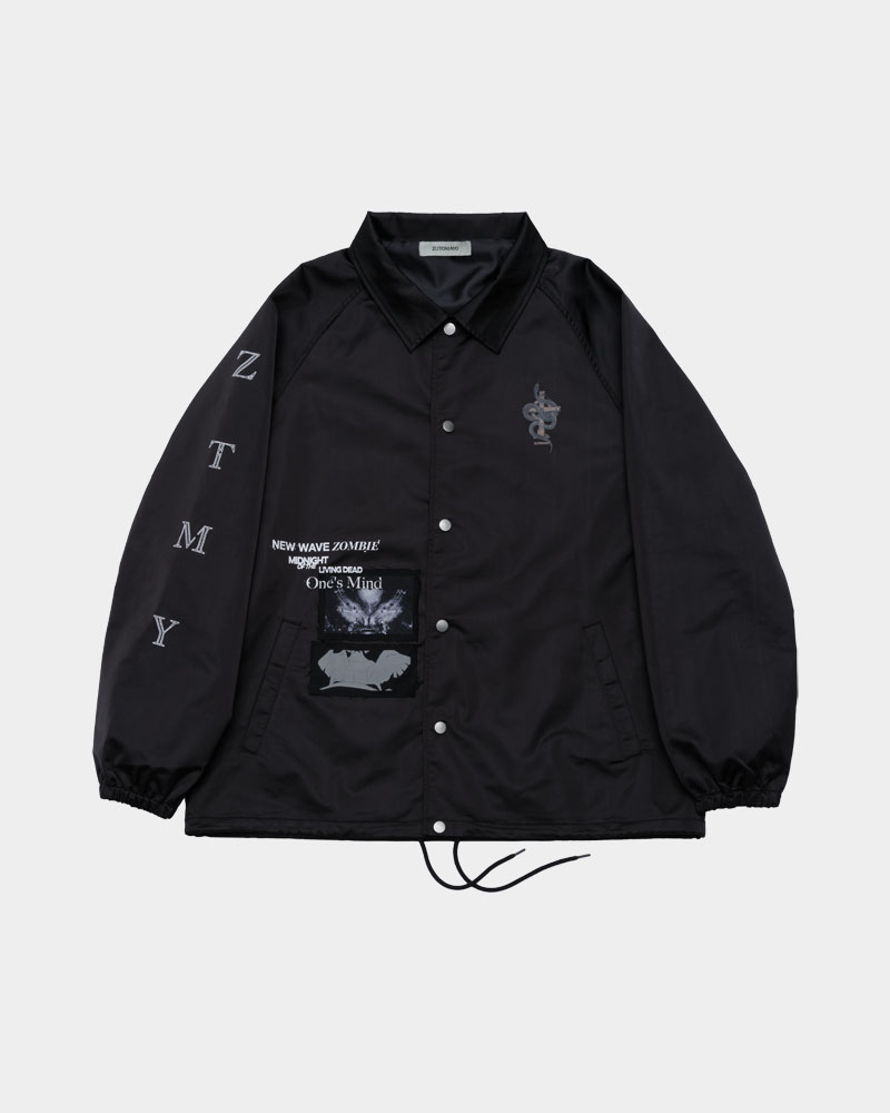 MADNIGHT Coach Jacket (Black) - ZUTOMAYO MART