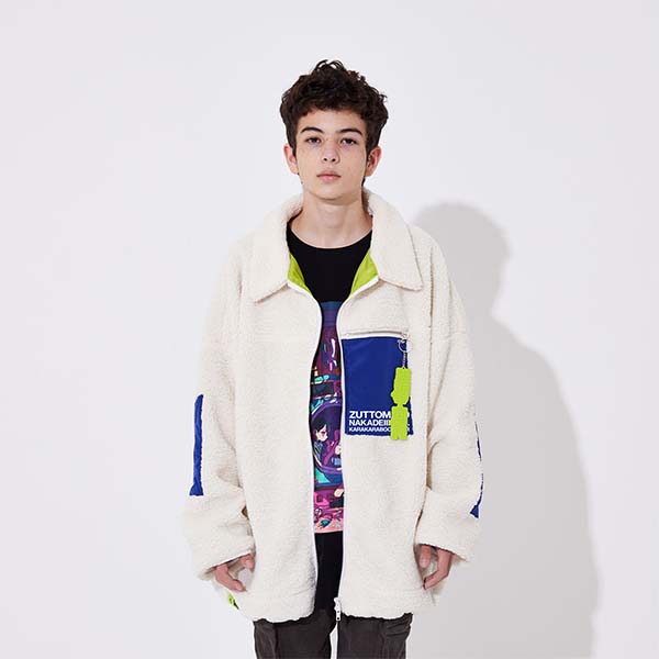 ボアジャケット(果羅火羅武ストラップ付) - ZUTOMAYO MART