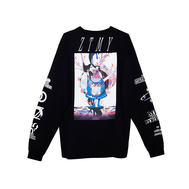 ZUTOMAYO CARD ロンT B(Black) - ZUTOMAYO MART