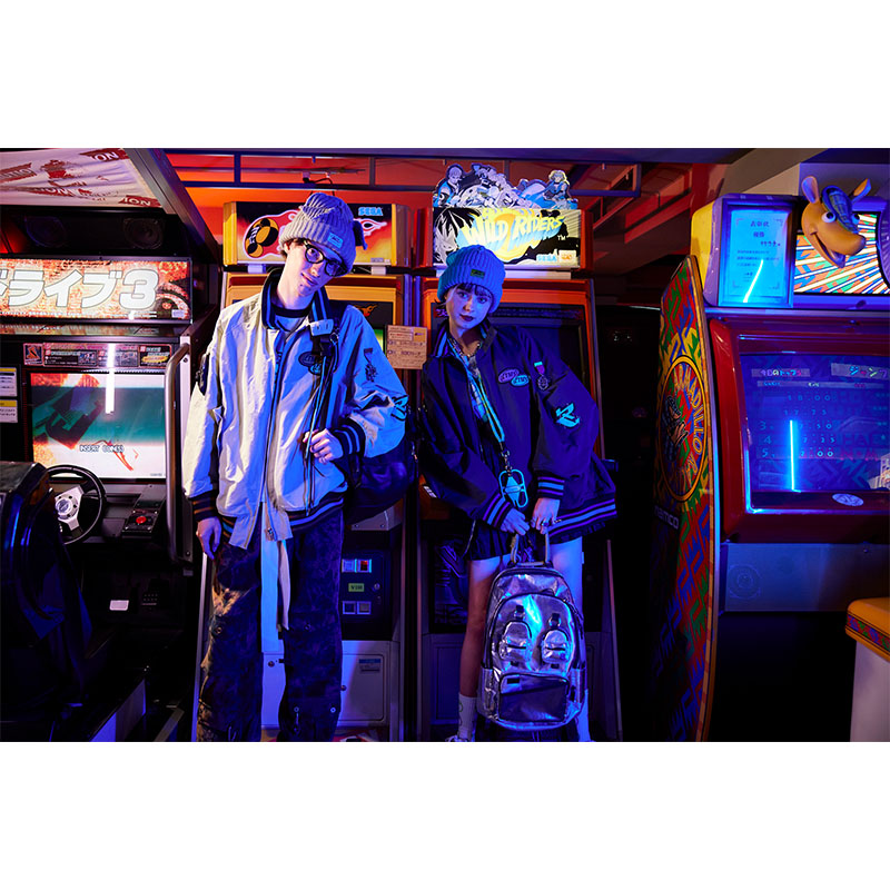 バーシティジャケット(Navy) - ZUTOMAYO MART