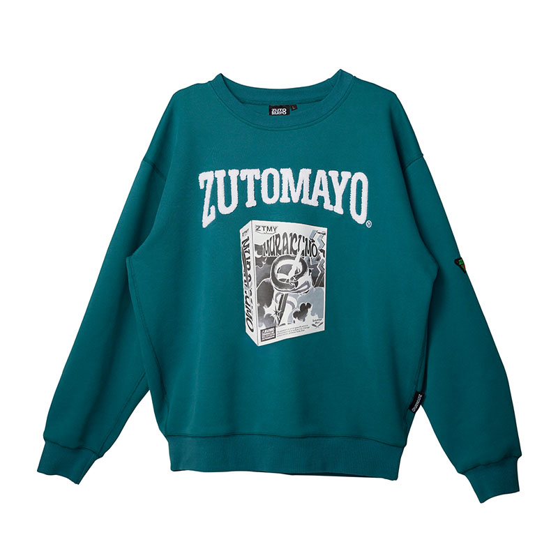 ZUTOMAYO MokoMoko Sweat C (Dark Green) - ZUTOMAYO MART